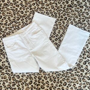 Kut from the Kloth White High Rise Ankle Flare